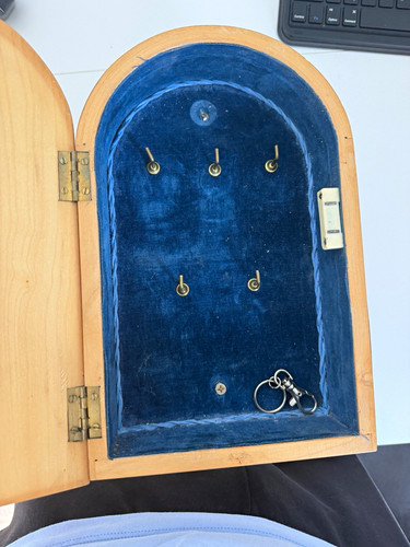 Holz schlüsselbrett braun mit - schlüsselbrett,