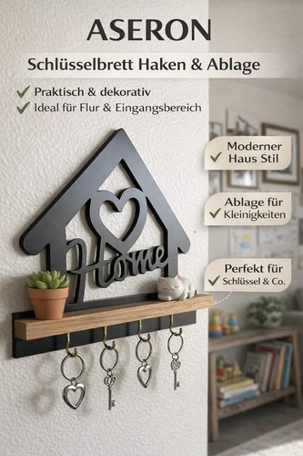 Aseron schlüsselbrett wand - schlüsselbrett,