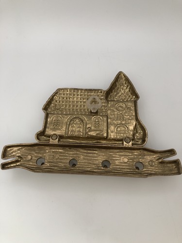 Schlüsselbrett kirche messing - schlüsselbrett,