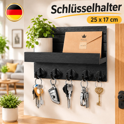 Schlüsselbrett holz mit - schlüsselbrett,